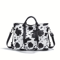 Cow Pattern Black