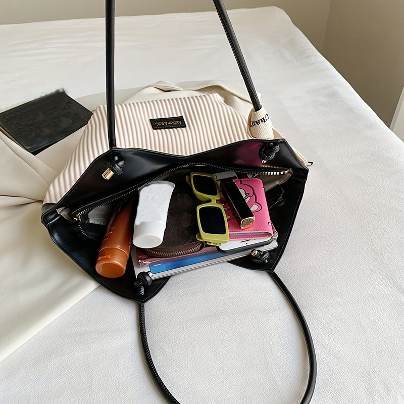 Charm Strap Tote Bag