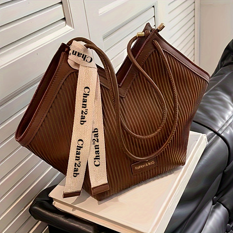 Charm Strap Tote Bag