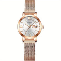 Rose Golden Shell White