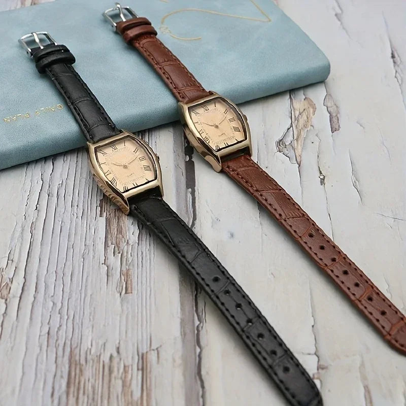 Vintage Women’s Leather Strap Watch