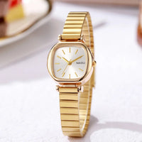 Gold Belt White