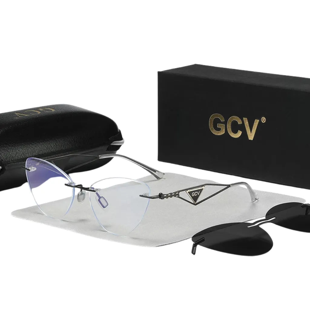 GCV Glasses with Solar Clip-On