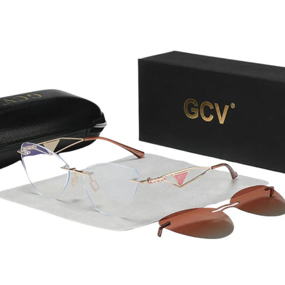 GCV Glasses with Solar Clip-On