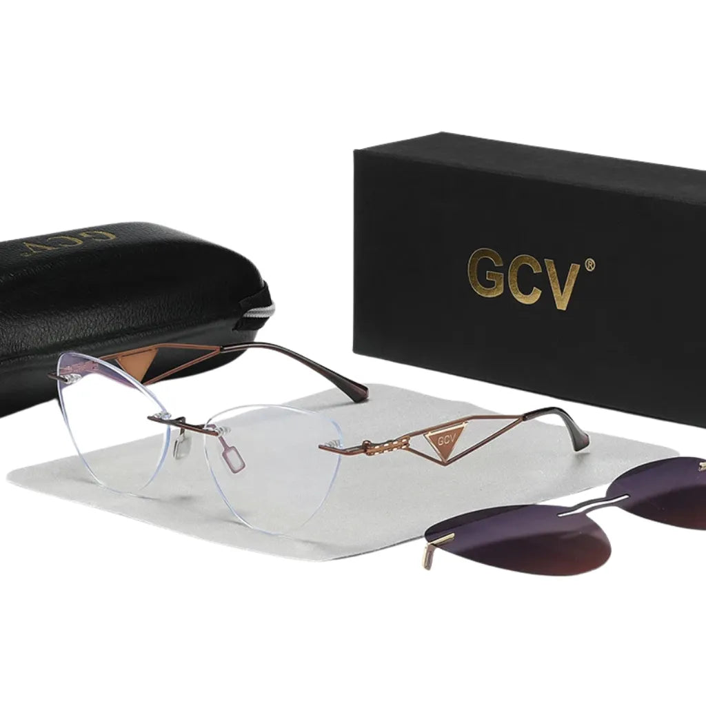 GCV Glasses with Solar Clip-On