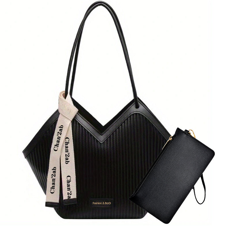 Charm Strap Tote Bag
