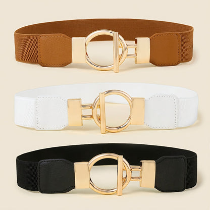 Women’s Elastic Belt Set - 3 Piece