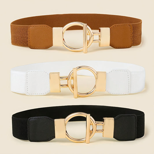 Women’s Elastic Belt Set - 3 Piece