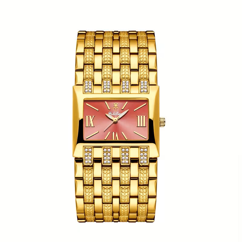 YaLaLuSi 1124 Unisex Watch (Quartz &amp; Gold Luxury)