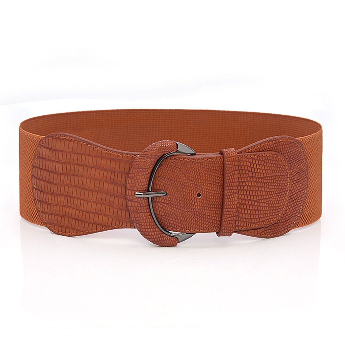 Wide Women’s Elastic Waist Belt
