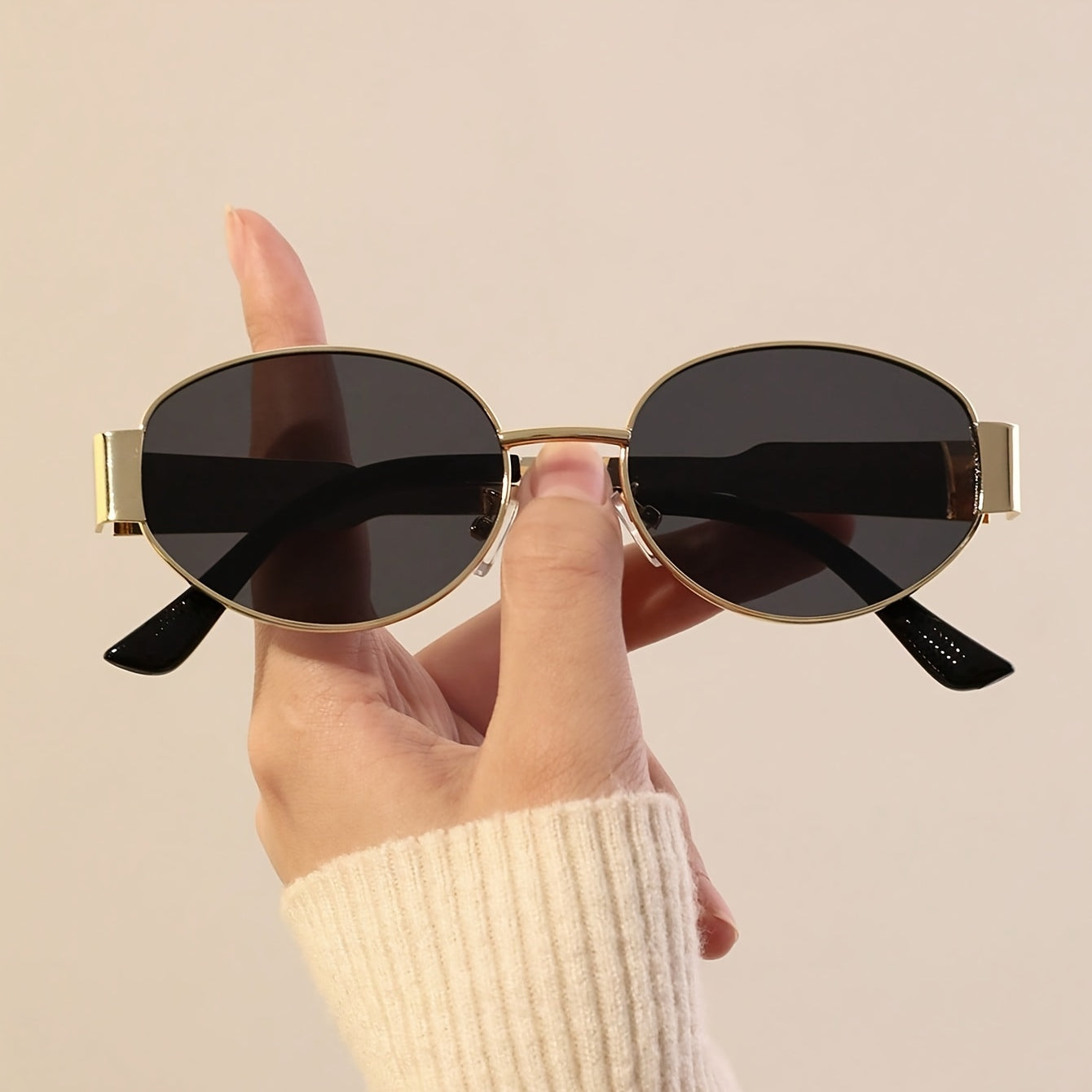 Oval Fashion Glasses - 2PCs
