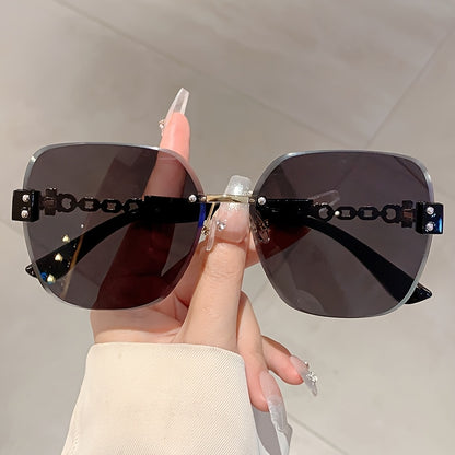 Vintage Hexagonal Metal Sunglasses