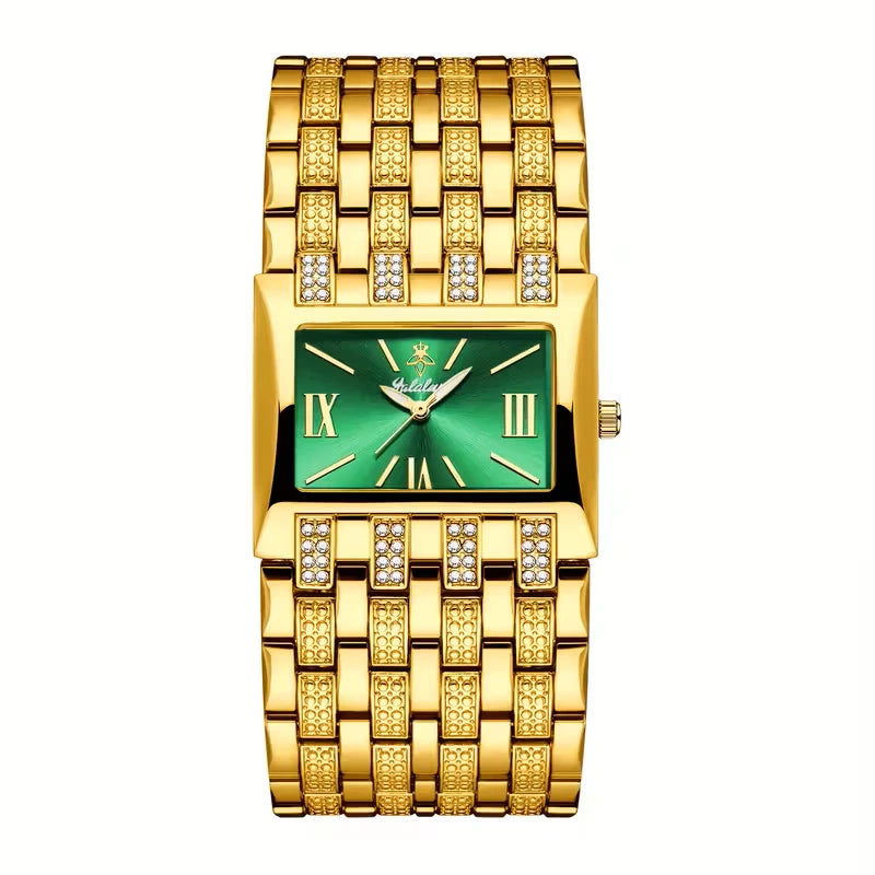 YaLaLuSi 1124 Unisex Watch (Quartz &amp; Gold Luxury)