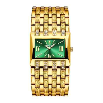 YaLaLuSi 1124 Unisex Watch (Quartz &amp; Gold Luxury)