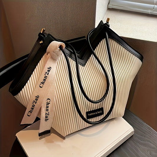 Charm Strap Tote Bag