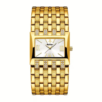 YaLaLuSi 1124 Unisex Watch (Quartz &amp; Gold Luxury)