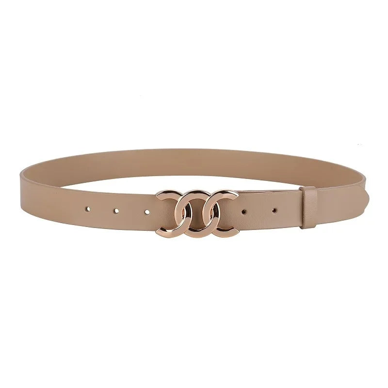 Women’s Belt 2.8 cm (Split Leather &amp; Retro Decorative)