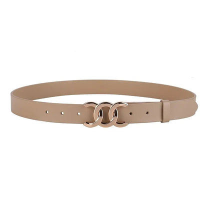 Women’s Belt 2.8 cm (Split Leather &amp; Retro Decorative)