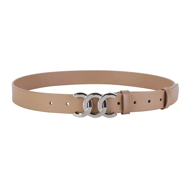 Women’s Belt 2.8 cm (Split Leather &amp; Retro Decorative)