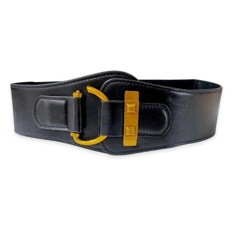 Women’s Wide Belt 8.5 cm (Elastic &amp; Versatile)