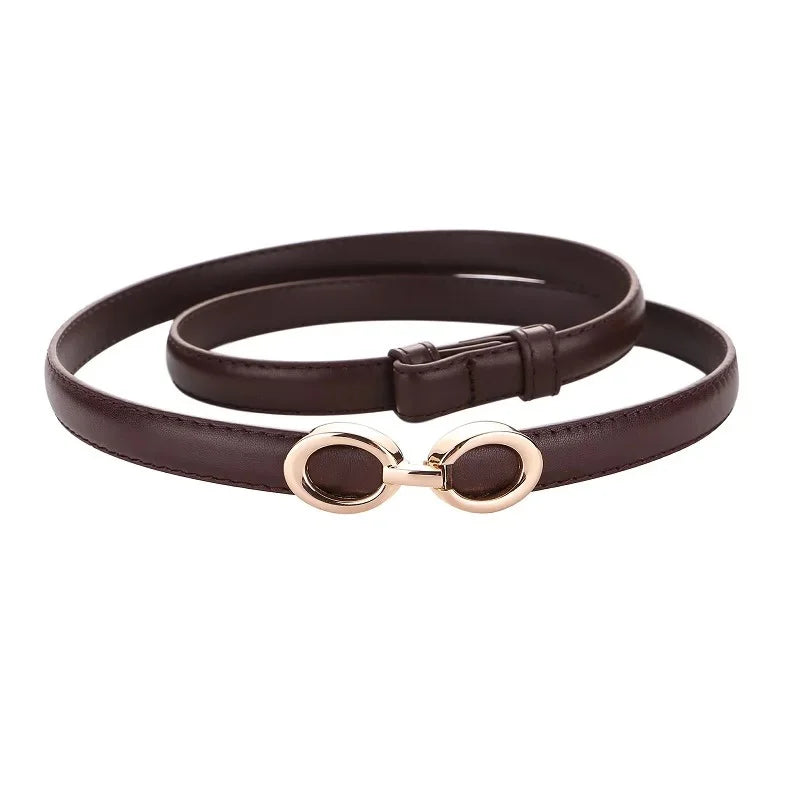 Women’s Skinny Belt 1 cm (Adjustable &amp; Elegant)