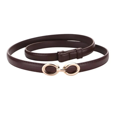 Women’s Skinny Belt 1 cm (Adjustable &amp; Elegant)