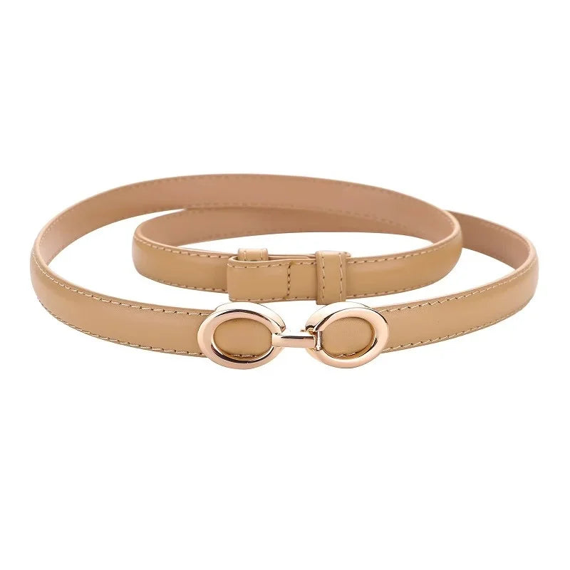 Women’s Skinny Belt 1 cm (Adjustable &amp; Elegant)