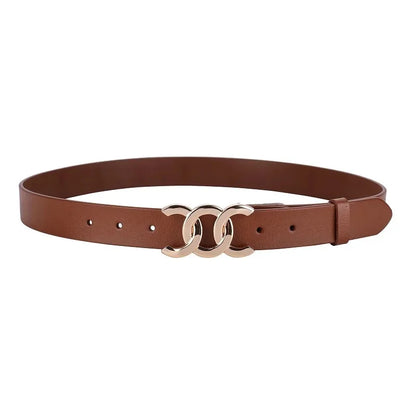Women’s Belt 2.8 cm (Split Leather &amp; Retro Decorative)