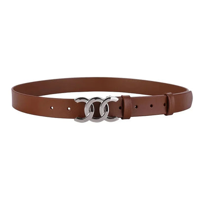 Women’s Belt 2.8 cm (Split Leather &amp; Retro Decorative)