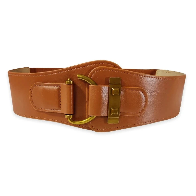Women’s Wide Belt 8.5 cm (Elastic &amp; Versatile)