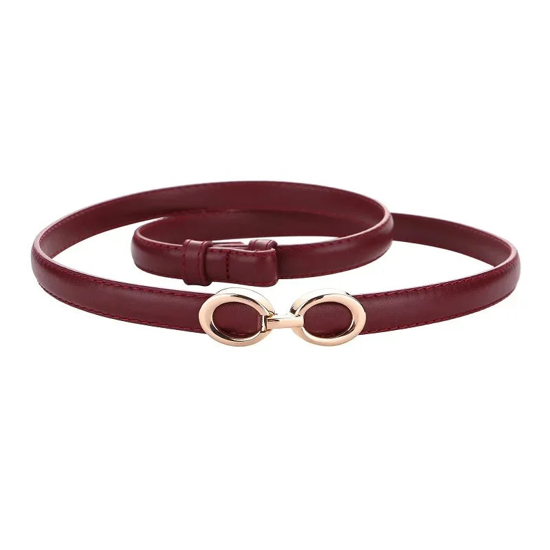 Women’s Skinny Belt 1 cm (Adjustable &amp; Elegant)