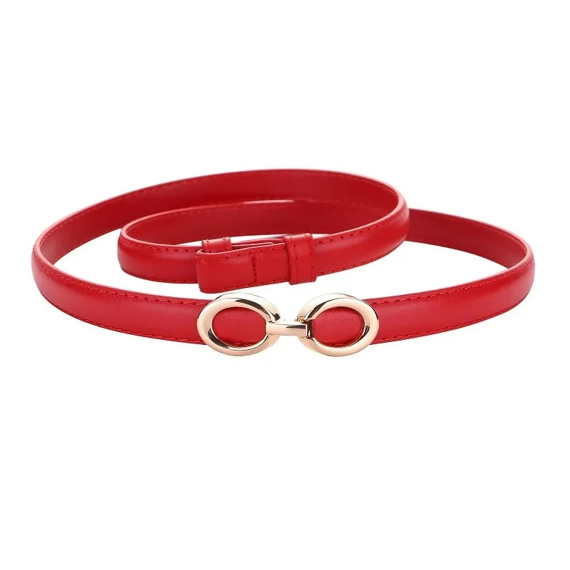 Women’s Skinny Belt 1 cm (Adjustable &amp; Elegant)