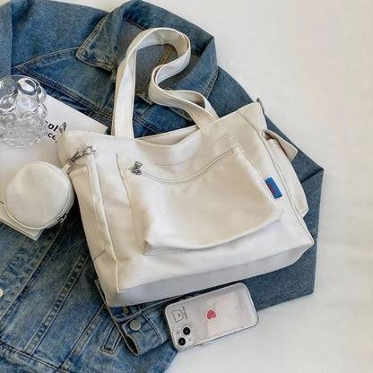Women's Casual Oxford Fabric Shoulder Bag