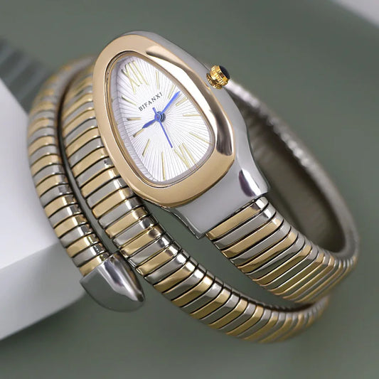 Bifanxi Women’s Spiral Bracelet Watch