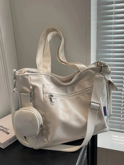 Women's Casual Oxford Fabric Shoulder Bag