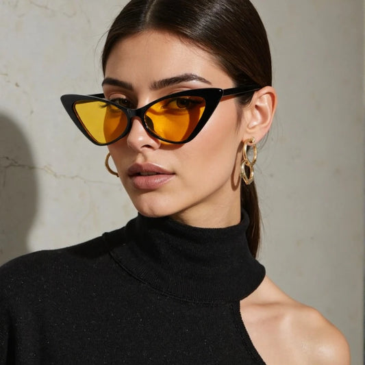 Withyoo Vintage Tortoise Cat-Eye Sunglasses