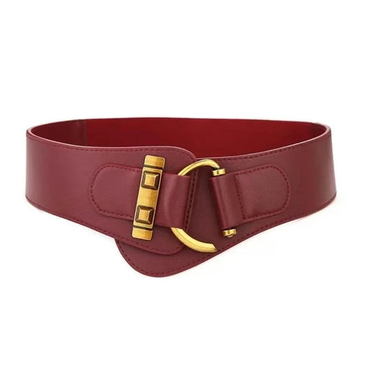Women’s Wide Belt 8.5 cm (Elastic &amp; Versatile)