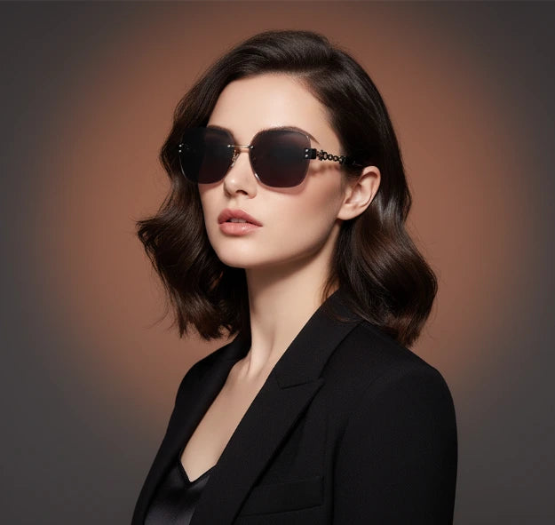Vintage Hexagonal Metal Sunglasses