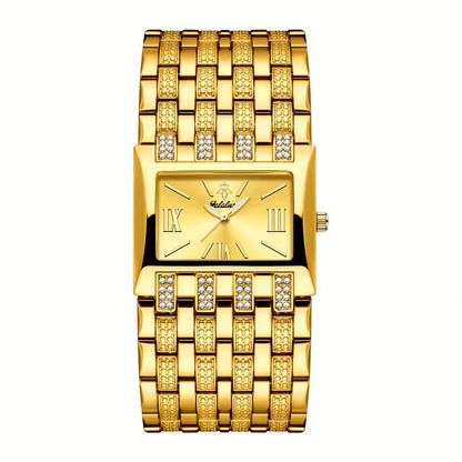 YaLaLuSi 1124 Unisex Watch (Quartz &amp; Gold Luxury)