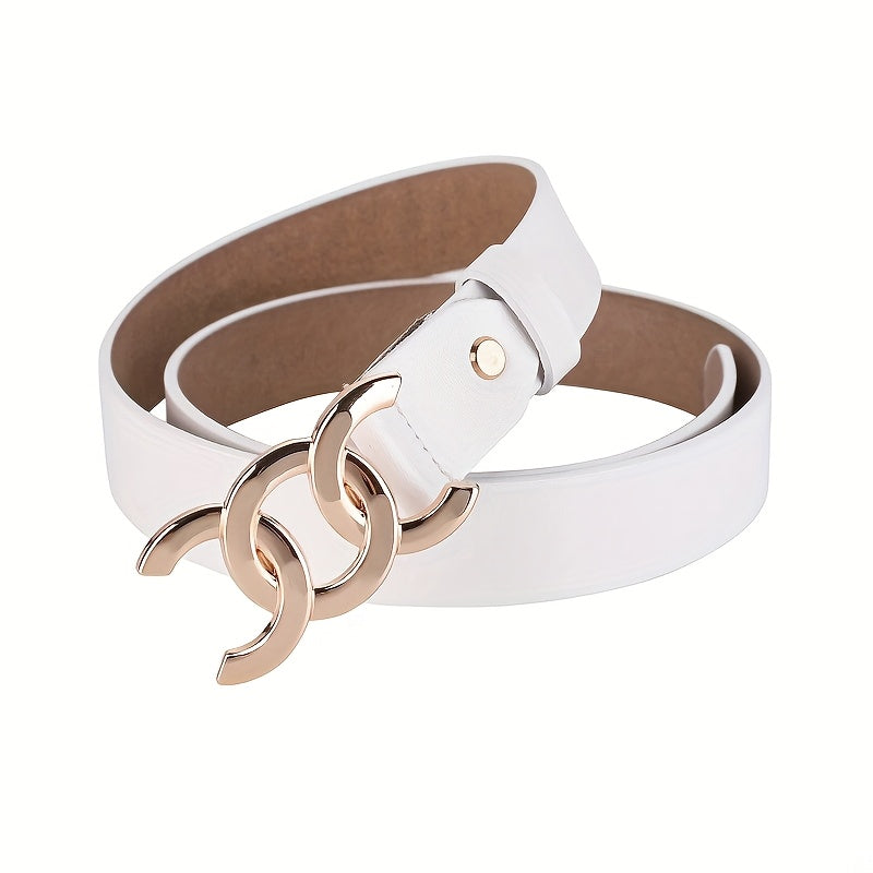 Double Ring Buckle Women’s Belt