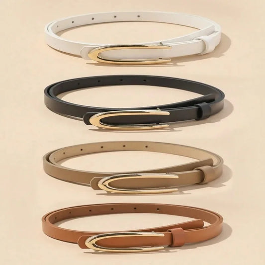 Women’s Slim Belt 1.4 cm (Shaping &amp; Versatile)