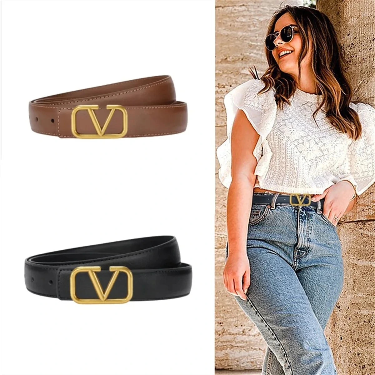 Women’s Belt 2.4 cm (Lightweight &amp; Versatile)